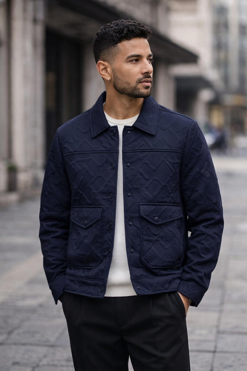 Bubble Fabric Jacket