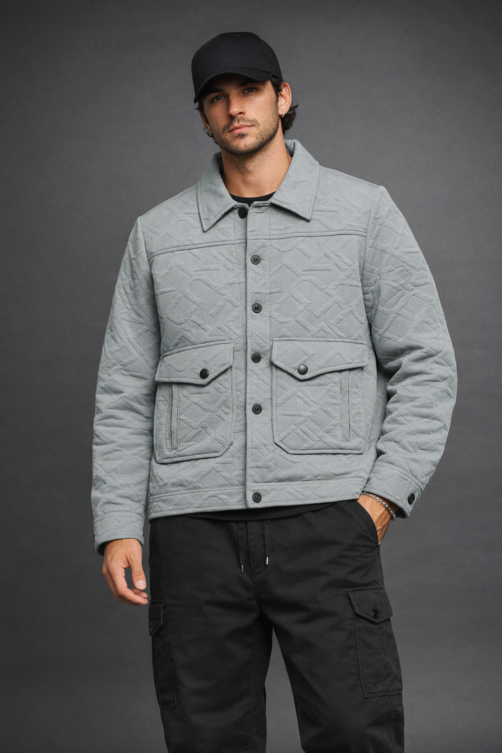 chaina bubble fabric jecket