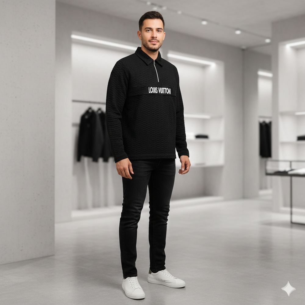 mens sweat shirt bubble fabric